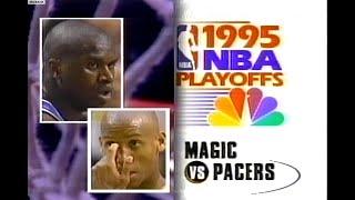 NBA On NBC - Magic @ Pacers 1995 ECF Game 4 Down To The Wire!