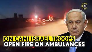 Footage Debunks Israel Claim As IDF Seen Shooting At Red Crescent Medics For 5 Minutes | CLRCUT