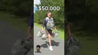 run with more and more money #shorts #youtubeshortviral#challenge #shortfeed #mrbeast