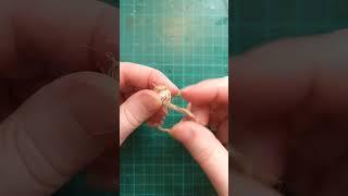 DIY Miniature Bird's Nest Tutorial: Craft a Tiny Nest in Minutes #miniature #diyminiatures #shorts