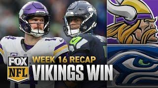 Vikings vs. Seahawks: Mark Sanchez & Adam Amin break down Minnesota's thrilling win | NFL on FOX