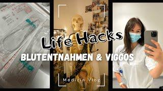 Hätte ich das mal eher gewusst | Life Hacks Blutentnahmen & Viggos | Medizin Vlog | Studentenjob🩸