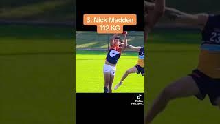 Top 5 heaviest players in the AFL #viral #afl #shortsviral #fyp