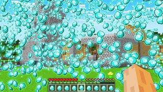 This is Mega DIAMOND RAIN in My Minecraft World !!! Minecraft New Generation !!! Secret Diamonds !!!