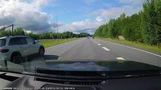 Almost got into accident on the road from Helsinki to Hämeenlinna