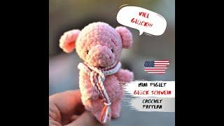 REVIEW: Mini Pig Toy CROCHET PATTERN PDF, crochet piggy pattern tiny toy, Piglet amigurumi pattern