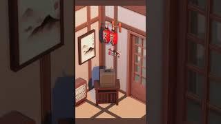 Here is a living/dining room with (mostly) Snowy Escape