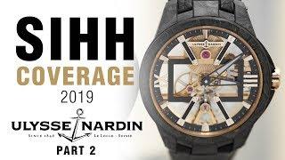 SIHH 2019: Ulysse Nardin Freak X, Skeleton X, and Diver!