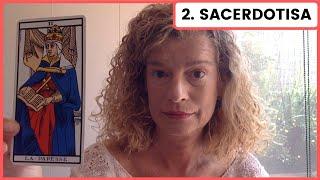 Carta 2: La SUMA Sacerdotisa [Significado y Combinaciones]  - CURSO TAROT