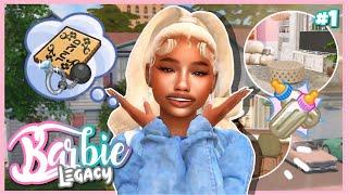 I started a MESSY barbie legacy challenge  | current household update  | #1 | sims 4