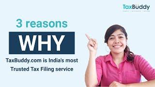 3 reasons why TaxBuddy.com is India's most Trusted Tax Filing service #TaxBuddy #ITR #ITRFiling