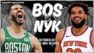 Boston Celtics vs New York Knicks Full Game Highlights | Oct 22 | 2025 NBA Season