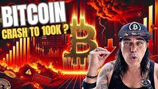 BITCOIN CRASHING TO 100k? THE NEXT STEP IS MORE IMPORTANT!!
