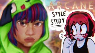 CAN I DRAW LIKE ARCANE?? // (style study speedpaint + commentary)