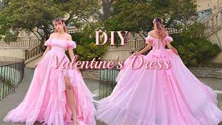 Making the Most Romantic Valentine's Day Dress Ever! | Pattern Available | DIY Princess Gown