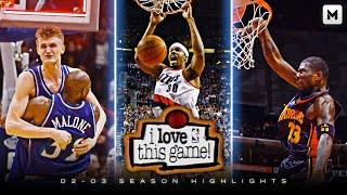 NBA 02-03 Highlights ft. Sheed, J-Rich, & AK-47  I LOVE THIS GAME!