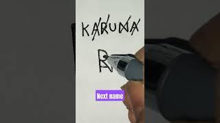 # KARUNA name logo # Design # Next name #shorts # By Rajbir