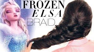 FROZEN reinvented ELSA BRAID HAIR TUTORIAL | Disney Hairstyles