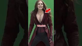 Elizabeth Olsen refused to wear he costume  #marvel #wanda #films