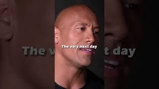 One handshake that changed my life Dwayne Johnson the rock @Haut-Hisse