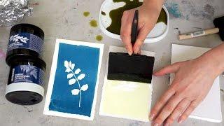 Cyanotype workshop! Beautiful floral blue prints.