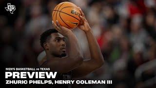 Texas Preview: Henry Coleman III, Zhuric Phelps