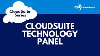 CloudSuite Series - CloudSuite Technology Panel