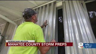 Residents in Manatee County board up homes, several evacuating ahead of Milton