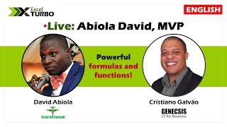  LIVE! Excel Turbo with Abiola David MVP, from Excel Jet Consult!