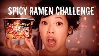 Spicy Ramen Ramyeon Challenge -- Emmymade in Japan