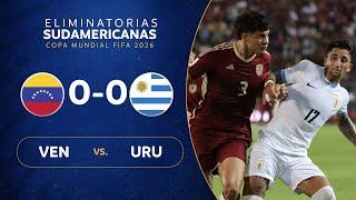 VENEZUELA vs. URUGUAY [0-0] | RESUMEN | ELIMINATORIAS SUDAMERICANAS | FECHA 8