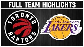 Toronto Raptors vs Los Angeles Lakers | November 10, 2024