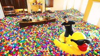 FILLING MY ENTIRE HOUSE WITH PLASTIC BALLS...