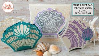 Tonic Studios Craft Kit 66 - Sassy Shell Bag -  BAG, MEMORY BOOK, CARD!!