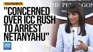 Journalist Confronts Pentagon Over ICC Decision and US Support for Netanyahu | Dawn News English