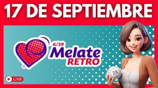 MELATE RETRO Resultados de HOY 17 de septiembre 2024 