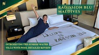 Water Villa Experience Revealed: Radisson Blu Maldives Resorts Overwater  Pool Villa | Review