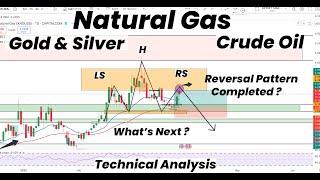 Natural Gas Reversal Pattern Completed | What's Next? | Gold|Silver | Crude Oil | Technical Analysis
