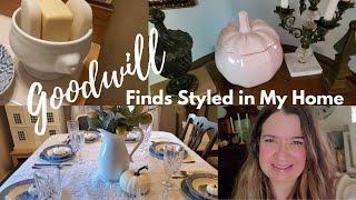 Goodwill Haul | Goodwill Finds Styled in My Home | Thrift with Me | Thrifting Home Decor