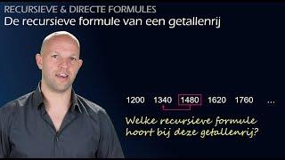 De recursieve formule van een getallenrij - Rijen en veranderingen (vwo A) - WiskundeAcademie