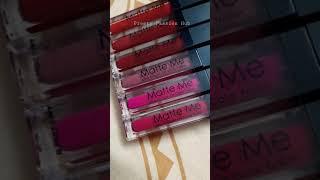 #Matte Me #Liquid #Lipstick #Swatches #Waterproof #Long Stay #Preety Passion Hub  #Silk Makeover