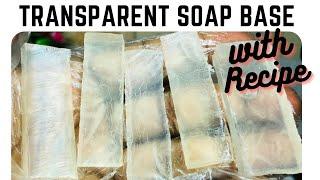 How to make transparent Soap Base. | glycerin soap | melt and pour soap base