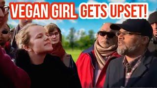 Vegan Girl gets upset! Hashim Vs Vegans | Speakers Corner | Hyde Park