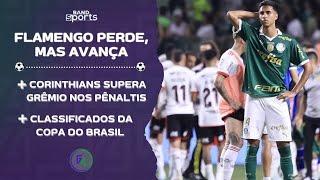 FLAMENGO GARANTE CLASSIFICAÇÃO EM CIMA DO PALMEIRAS COM POLÊMICAS E CORINTHIANS AVANÇA NOS PÊNALTIS