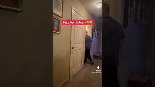 Fake Vomit Prank on Dad