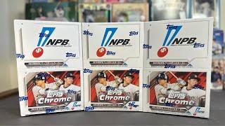 2023 Topps Chrome NPB Baseball Triple Box Break Random Teams