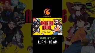 Sony Pix X Crunchyroll Hindi Dub CANCEL  Upcoming anime Teaser Trailer premiere release date