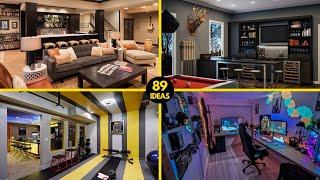 89 Cool Basement Man Cave Ideas in 2024 from Home Theaters to Gaming Rooms