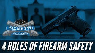 THE FOUR RULES OF FIREARMS SAFETY