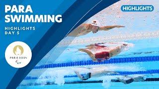  Para Swimming Highlights | Day 5 | Paris 2024 Paralympic Games